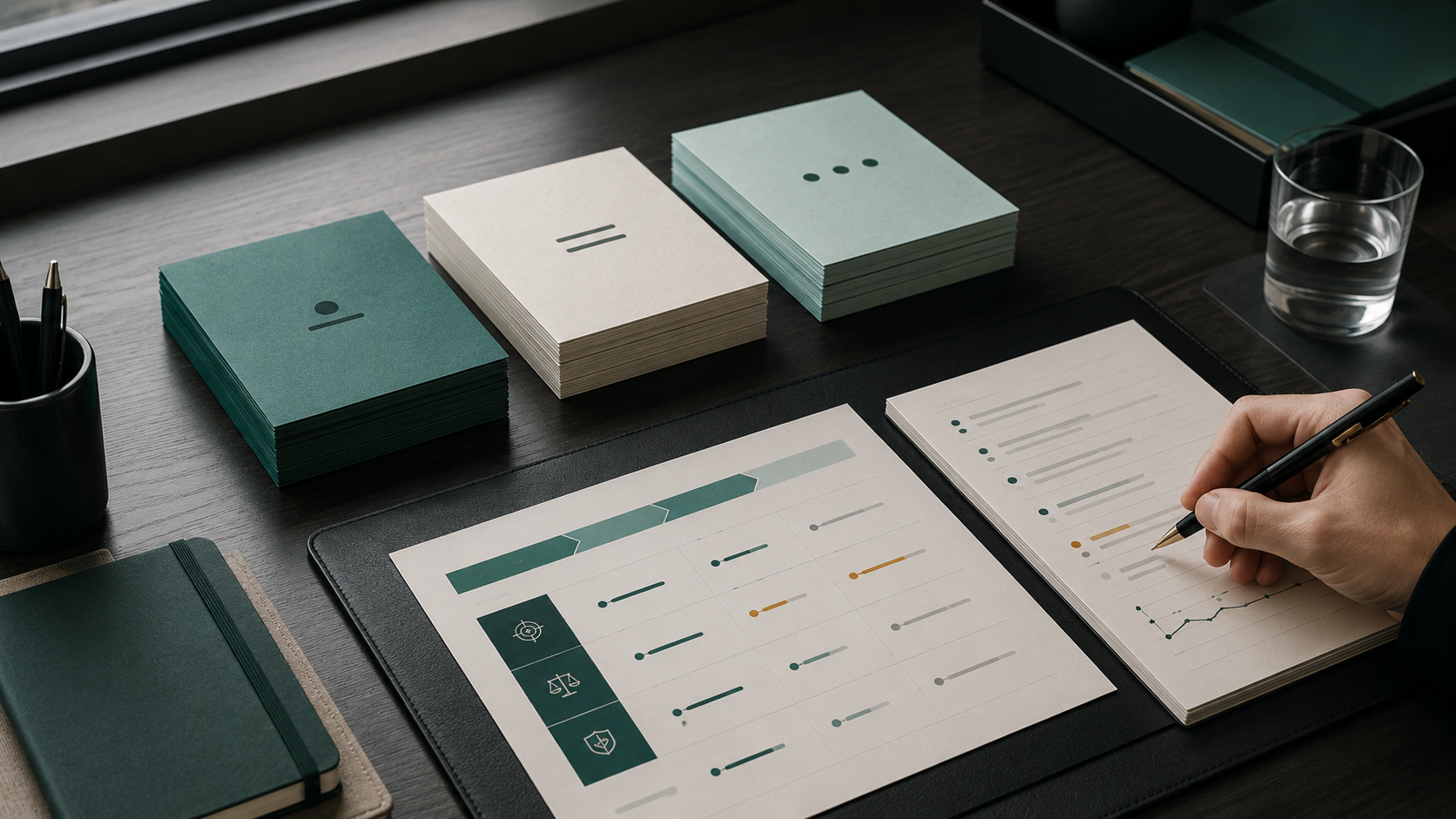 Negotiation scoring methodology represented through structured scorecards and tactical notes